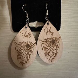 Cow earrings
